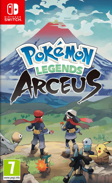 Pokemon Legends Arceus box art for Nintendo Switch